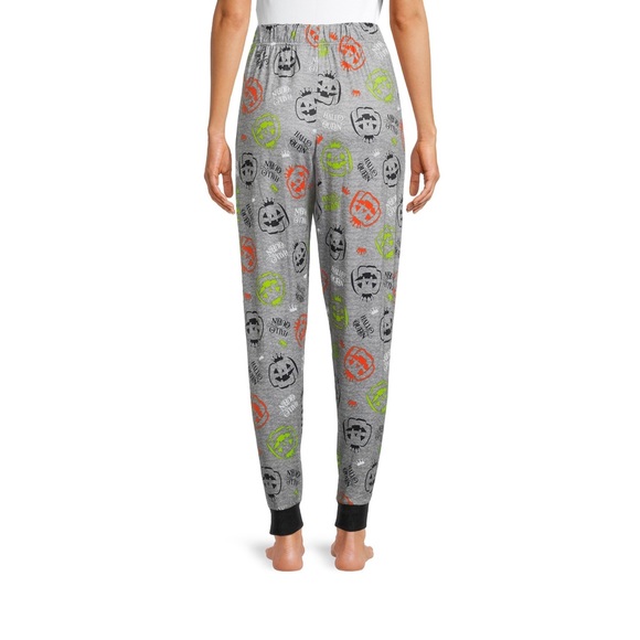 🆕 Halloween Jogger “Hallo Queen” Pajama PJ Pants - Picture 3 of 9